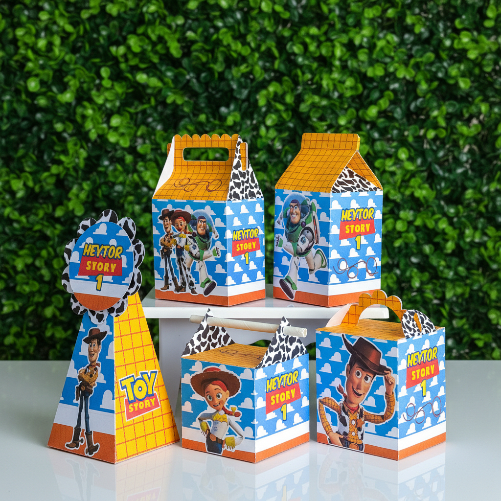Kit Festa Personalizada Toy Story - Lembrancinhas - Pegue e Monte