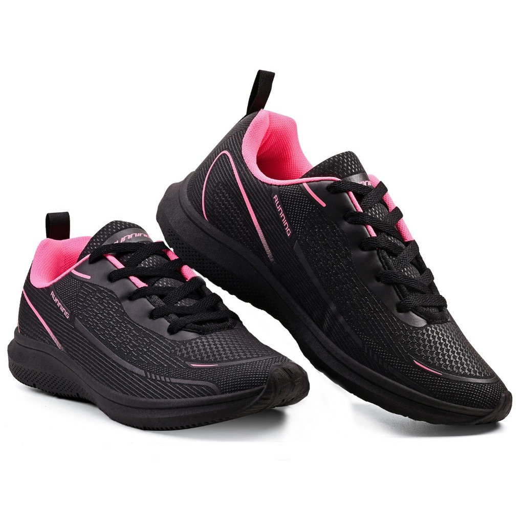 Tênis Running Feminino Caminhada Corrida Academia Treino Envio Rapido em Oferta na Shopee