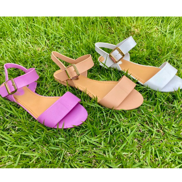 Sandalia Feminina Fivela Rasteirinha Rasteira Mulher Menina Confortavel Palmilia Confortavel