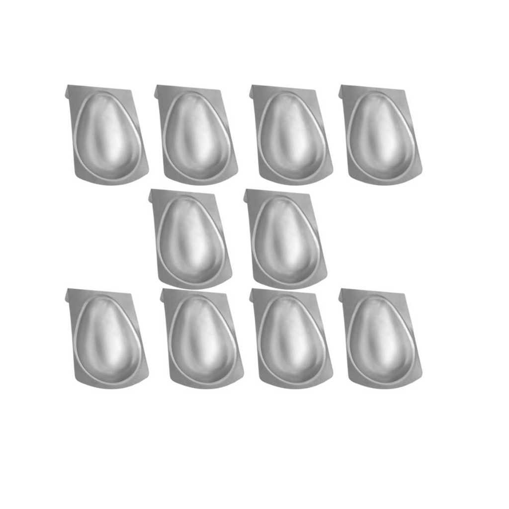 Kit Forma Para Ovos De Páscoas 50gr 10 Peças Alumínio Roldan em Oferta na Shopee