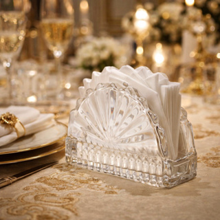 PORTA GUARDANAPO DE VIDRO em Oferta na Shopee