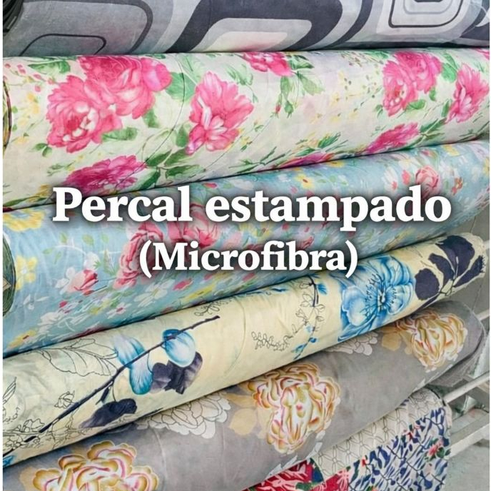 6 Metros De Tecido Percal Microfibra Estampado (6m x 2,40m) Várias Estampas!!! em Oferta na Shopee