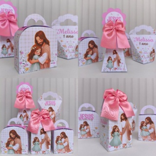 Kit Festa Tema Jardim com Jesus - Deus - PEGUE E MONTE - Caixinhas Personalizadas para Aniversário em Oferta na Shopee