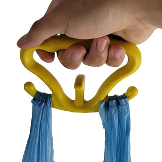 Carregador De Sacolas Supermercado Pesadas Alça Gancho Ergonômico Pegador Forte Suporte Compras