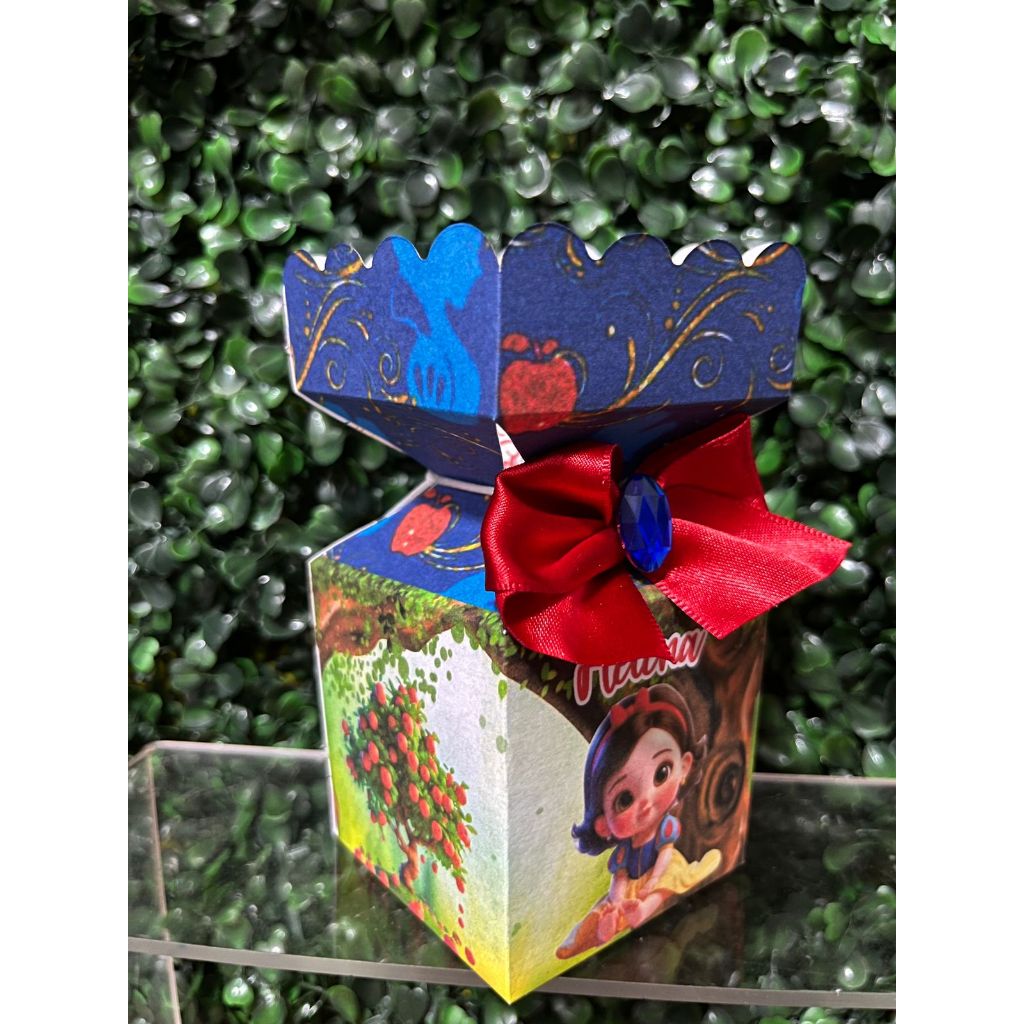 Kit festa branca de neve Caixinhas Personalixadas (nao vai montada) — imagem 2 de 2