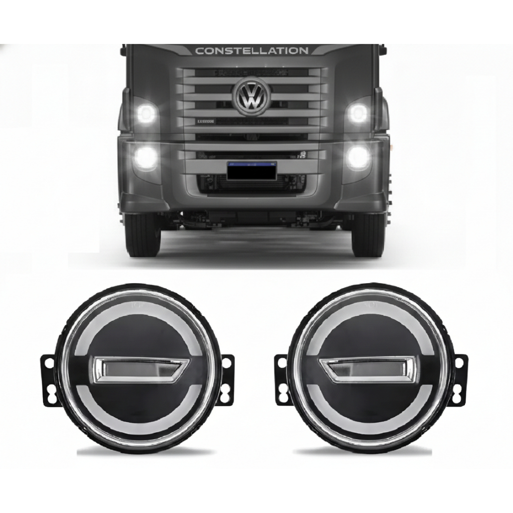 Lanterna Dianteira Led Seta 24v Vw Constellation Euro 6 em Oferta na Shopee