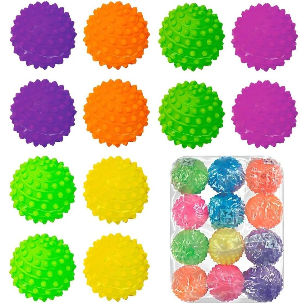 Bolinhas De Cravos Com 12 Unidades Anti Stress Apertar Fisioterapia Brinquedo Pet Cães E Gatos