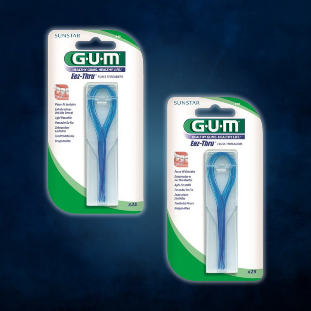 Kit 2 Passa Fio Eez-Thru 25un - Gum