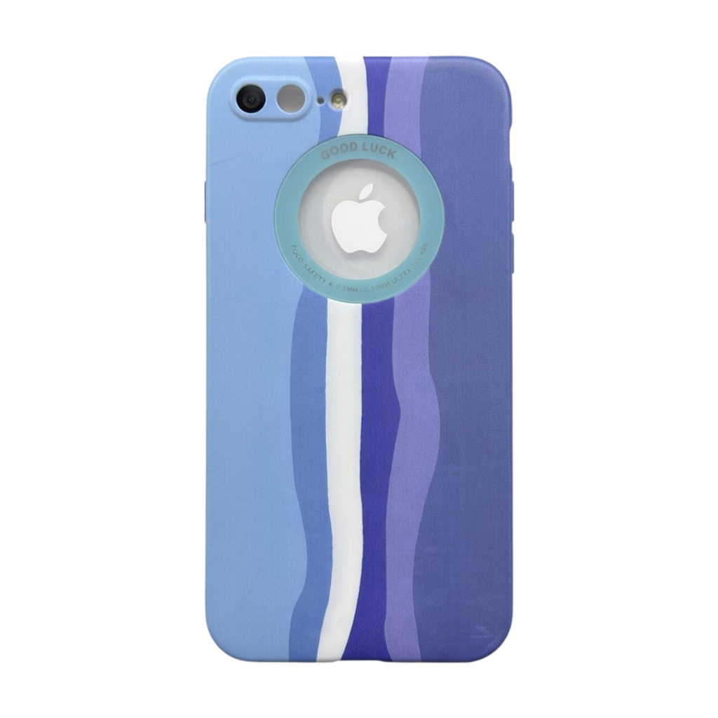 Capinha Colorida Sortidas Silicone Para Iphone 7 8 Plus Colorido Colorido Aleatorio Lisa