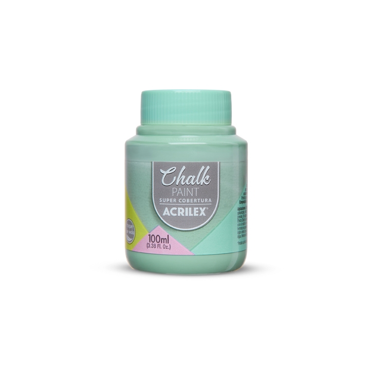 Tinta Chalk - Tiffani 473 100ml - Pode ser usada em MDF, Gesso, Cerâmica, Galvanizado, Metal, Plástico e Vidro.