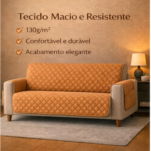 Protetor de Sofá Matelado com Bolsos  –  3 Lugares King 3 Lugares   Padrão 1,50 larg  2 Lugares e 1 Lugar Poltrona em Oferta na Shopee