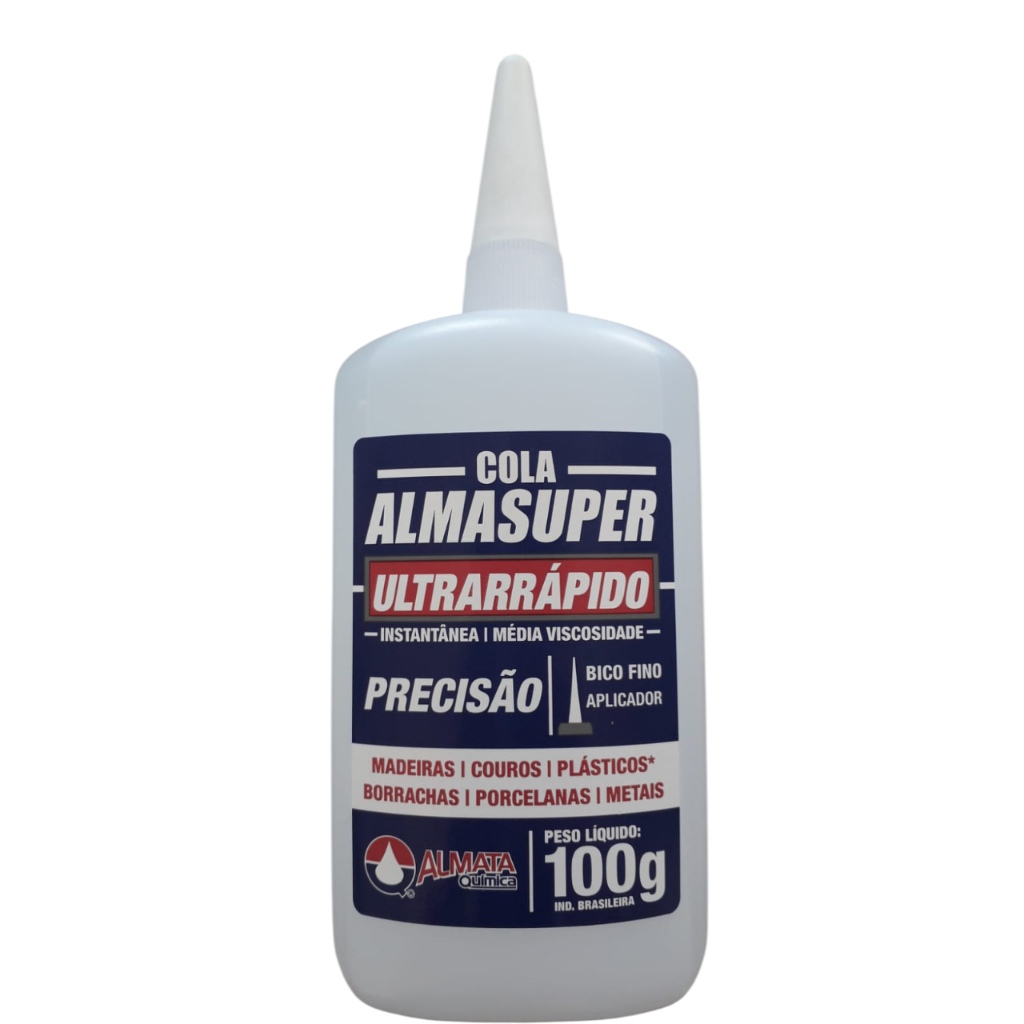 Cola Almasuper Bico Fino Aplicador 100g