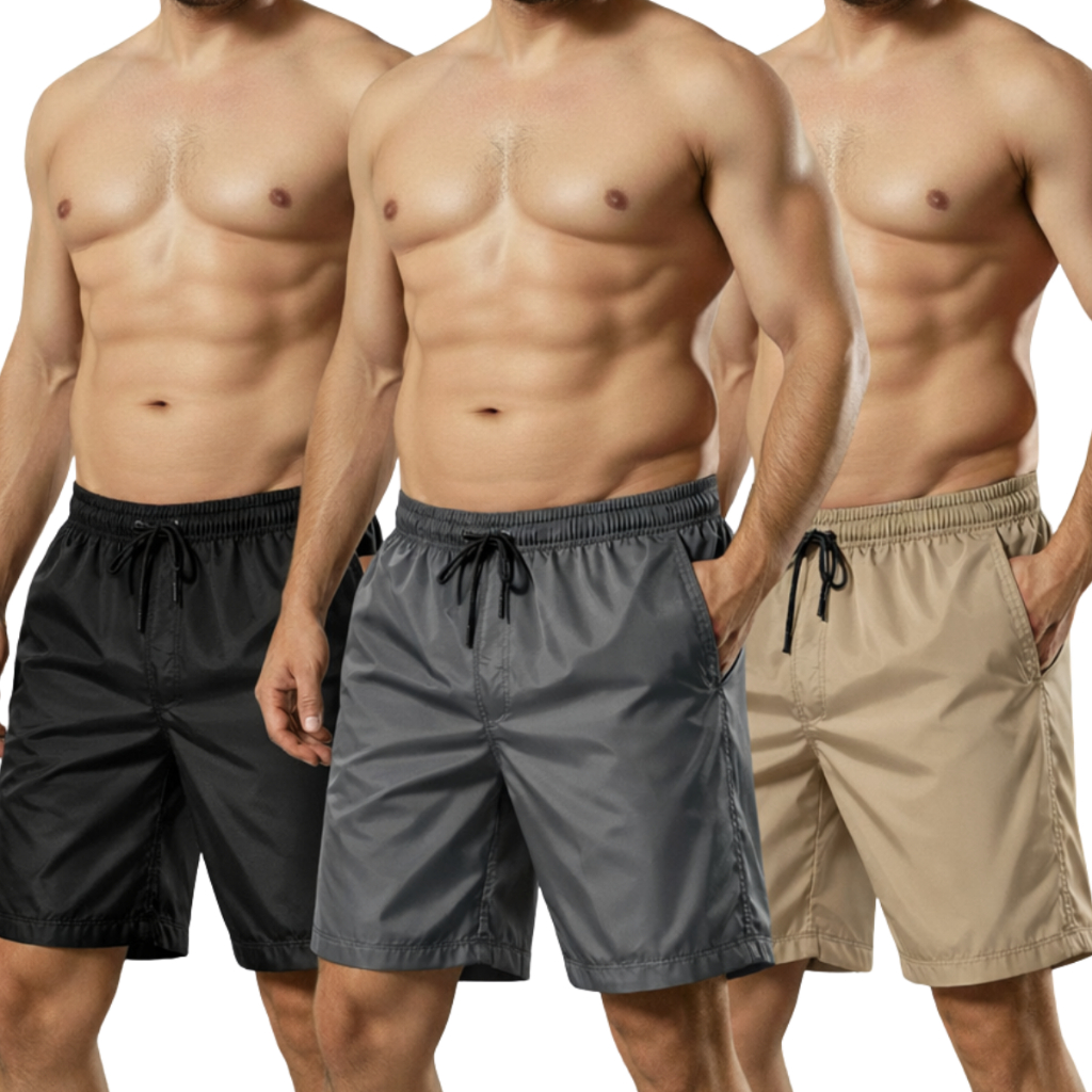 Kit 3 Bermuda Masculina Plus Size Tactel em Oferta na Shopee