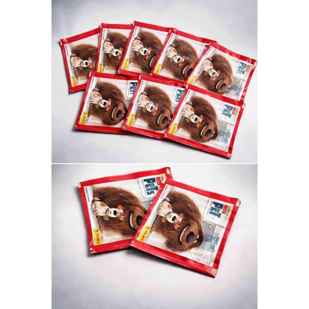 Figurinhas Pets Panini Original – Pacote Lacrado com 5 Cromos