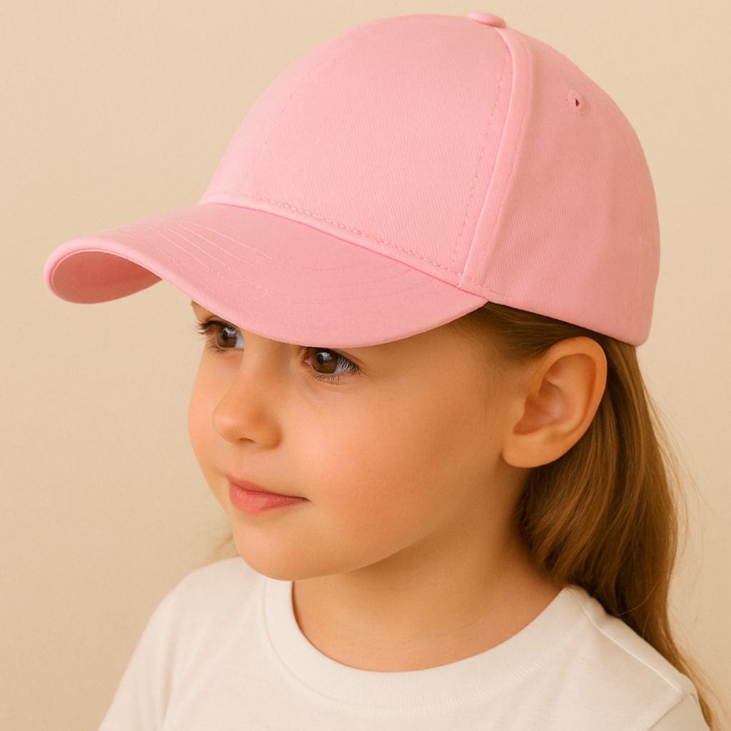 Boné Infantil Menina Para Criança 02 a 05 Anos Varias Cores Algodão Ajustável Proteção UV em Oferta na Shopee