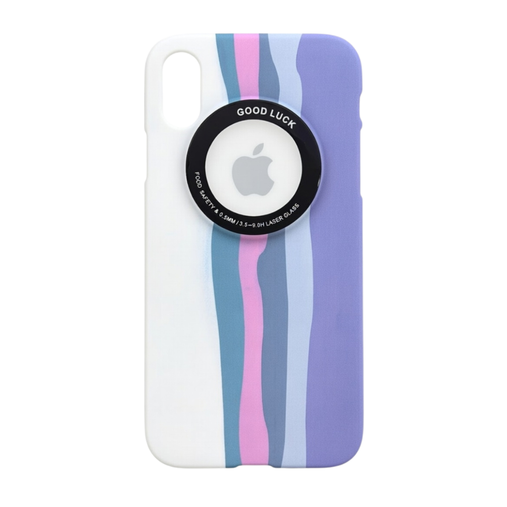 Capinha Colorida Sortidas Silicone Para Iphone X Xs Colorido Colorido Aleatorio Lisa