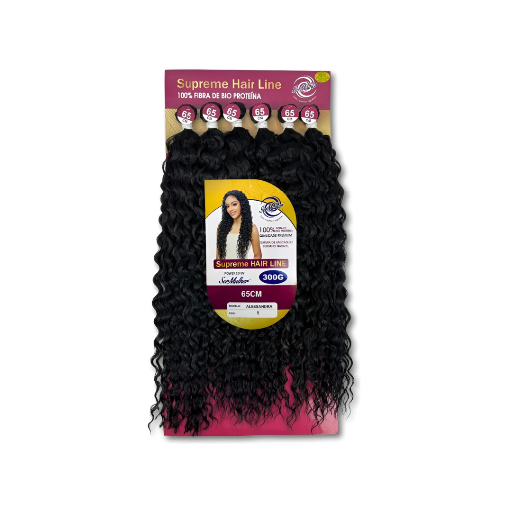 Cabelo Orgânico Tela Cacheado Fibra Bio Proteína Modelo Alessandra