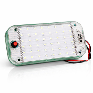 Lanterna LED Teto 48 Leds 6000K Bivolt Caminhão Baú ASX Alta Iluminação em Oferta na Shopee