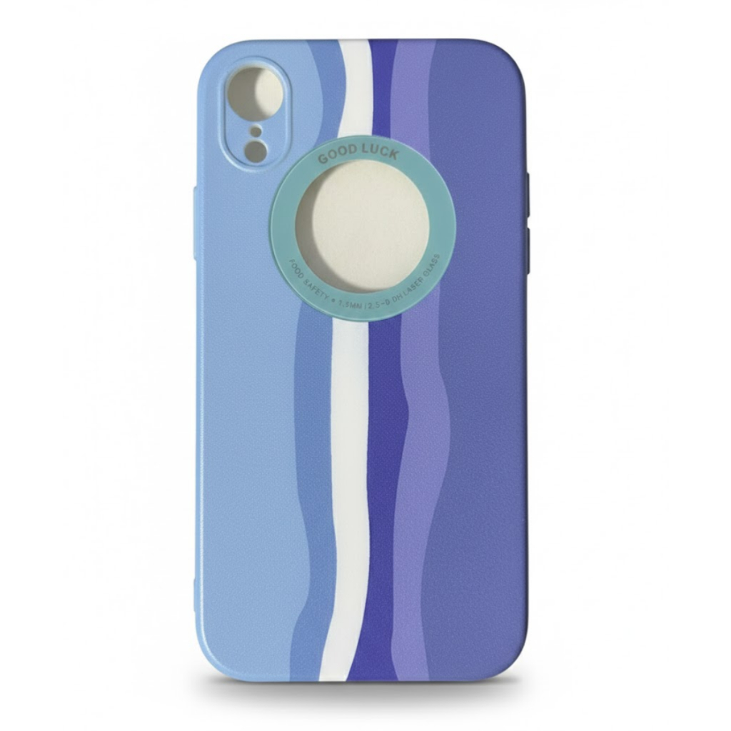 Capinha Colorida Sortidas Silicone Iphone Xr Colorido Colorido Aleatorio Liso