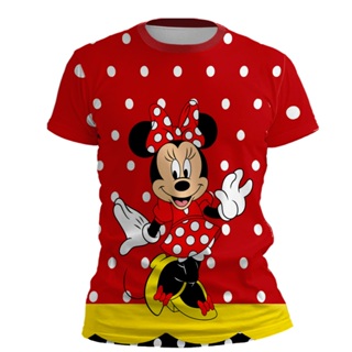 Camisa Adulta ou Infantil - Minnie Poá Vermelho em Oferta na Shopee