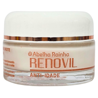Creme Firmeza + Anti Idade Noite Pentapeptídeos + Alantoína Renovil Abelha Rainha 50g em Oferta na Shopee