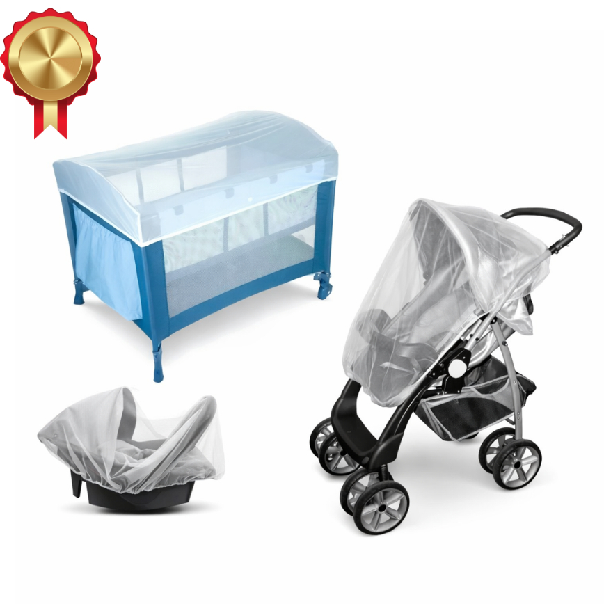 Mosquiteiro Para Carrinho De Bebe Com elasticidade