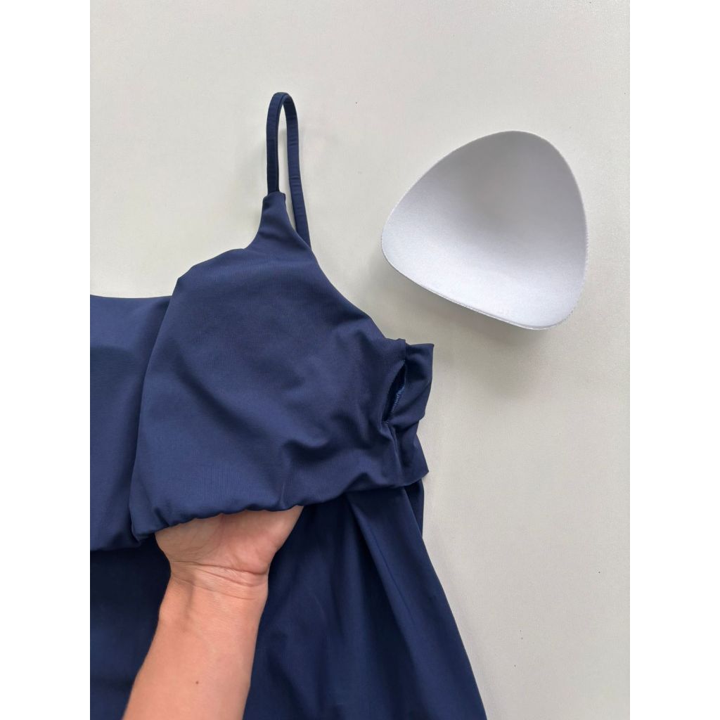 Regata de Alcinha  Bojo Removível Forro Triplo Poliamida Não Marca Blusa Dupla Básica Feminina Verão