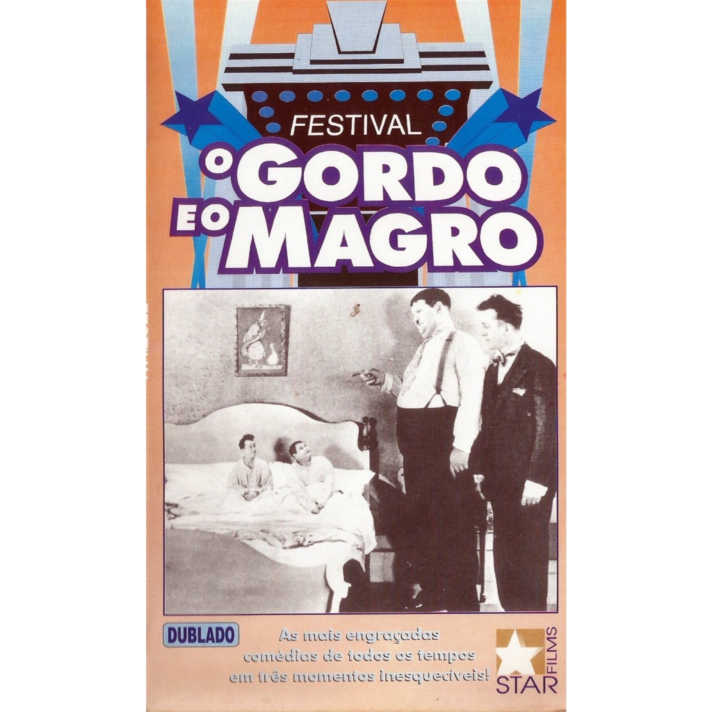 VHS Original: Festival O Gordo e o Magro - Volume 2 (Oliver Hardy, Stan Laurel, Thelma Todd, Edgar Kennedy, Comédia)