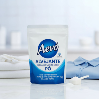 Percarbonato de sódio para limpeza em geral, clareador de roupas - 1kg - Aevó em Oferta na Shopee