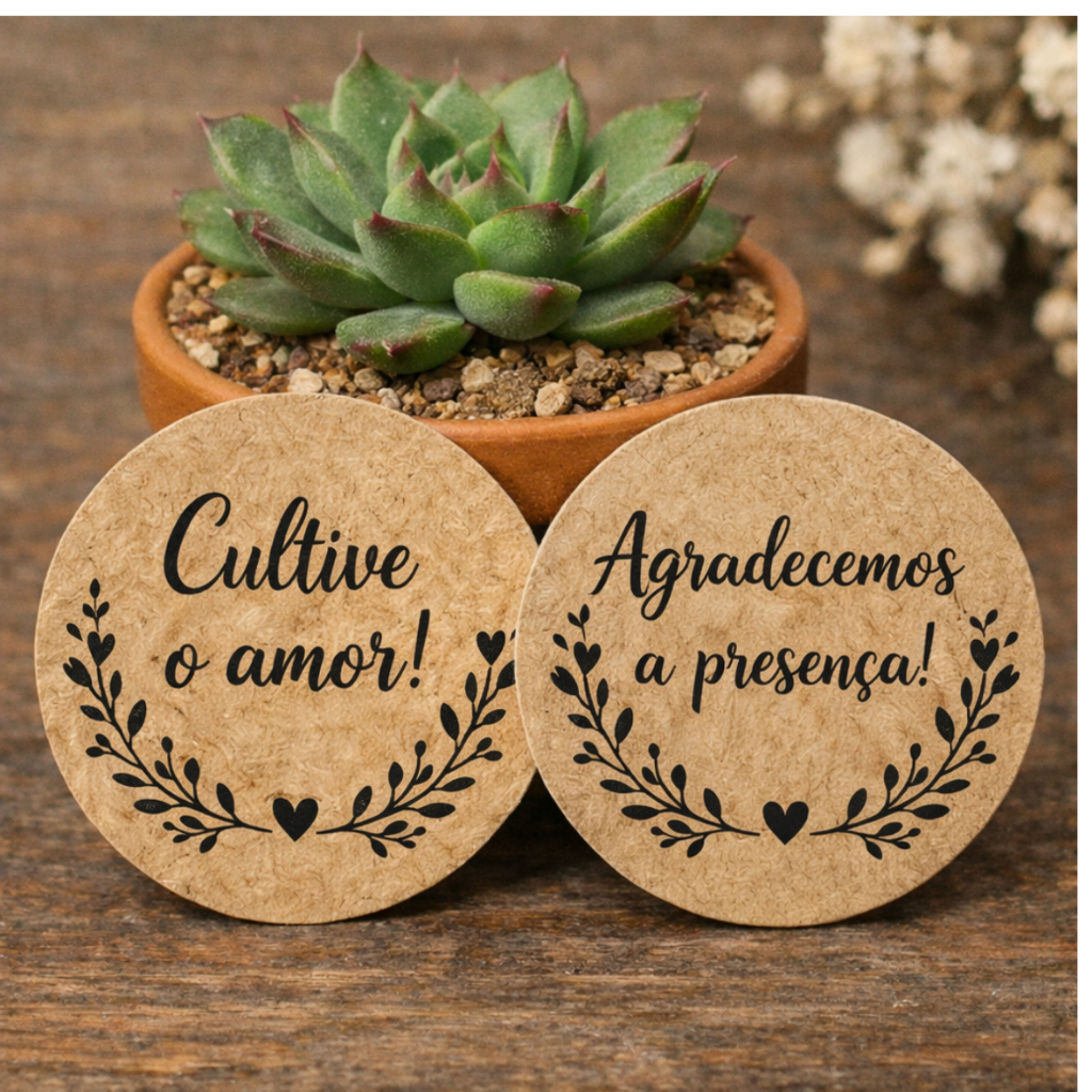 Tag Personalizada Kraft 4cm - para lembracinhas  eventos, aniversarios, casamentos. em Oferta na Shopee
