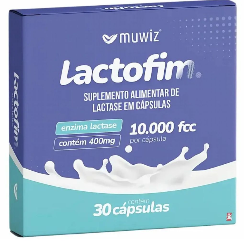 Lactofim Muwiz 10.000 FCC 400mg – 30 Cápsulas