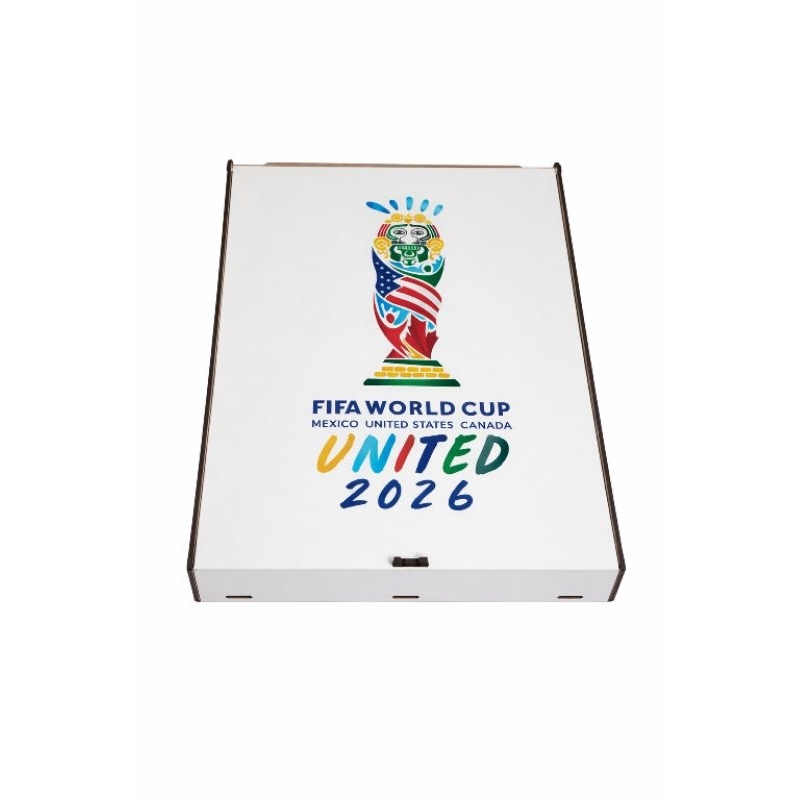 Caixa para Álbum da copa Mundo FIFA 2026 Mdf com impressão UV