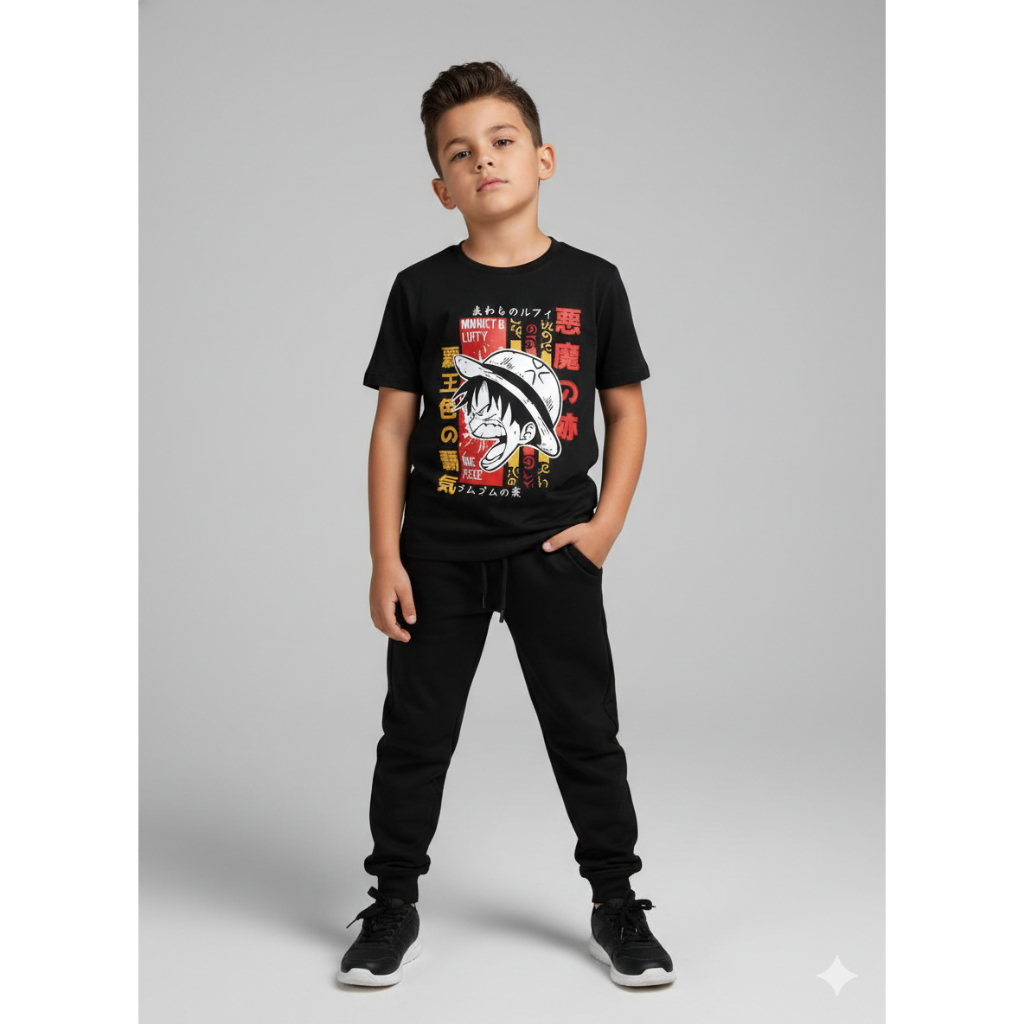 Conjunto kit Calça Moletom + Camiseta algodão  100% Confortável Lisa e Estampada Material Premium