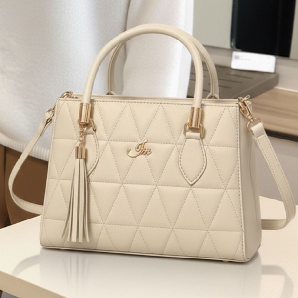 Bolsa Feminina Média Triangle com Alça Transversal Removível e de Mão Immateriale em Oferta na Shopee