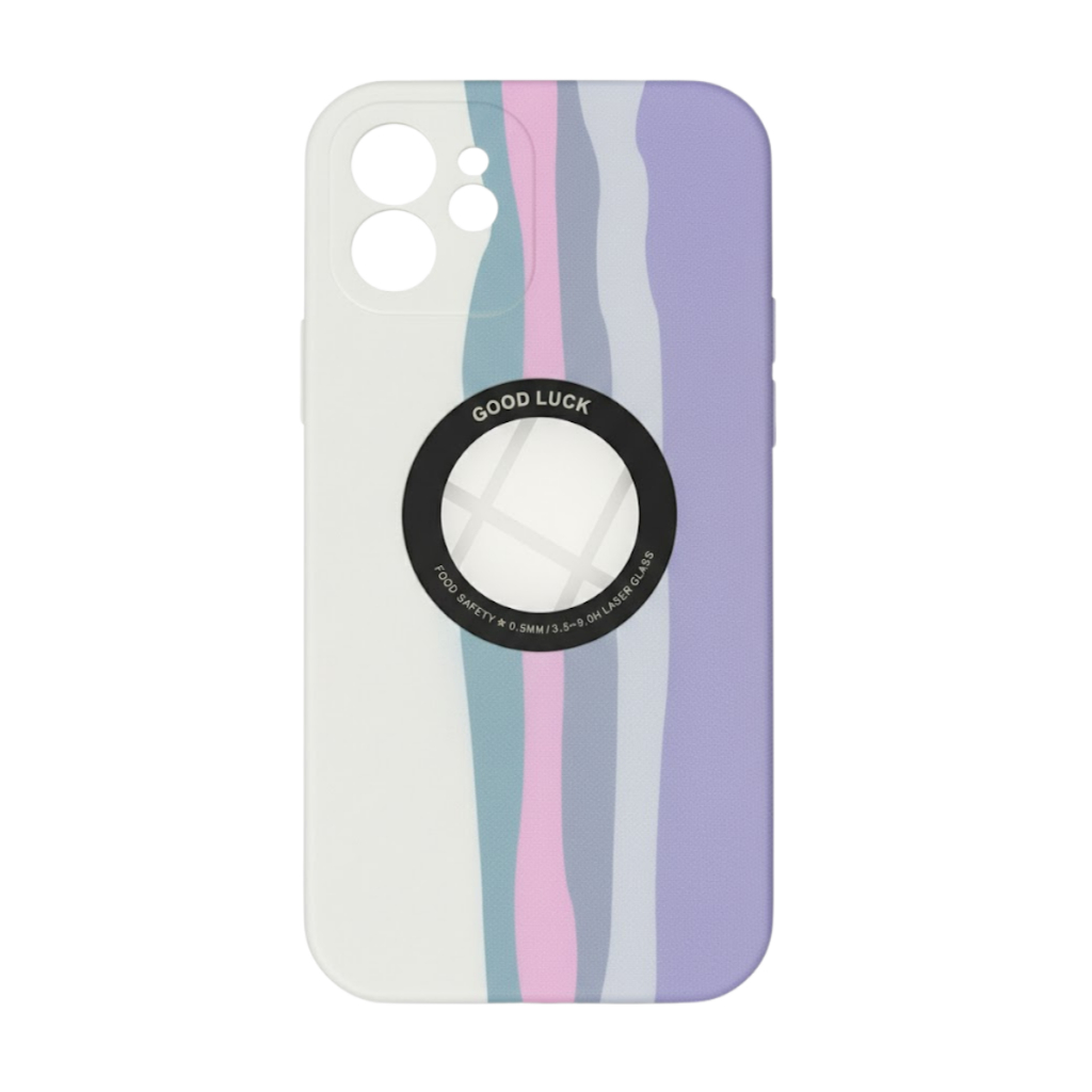 Capinha Colorida Sortidas Silicone Iphone 12 Colorido Colorido Aleatorio Lisa