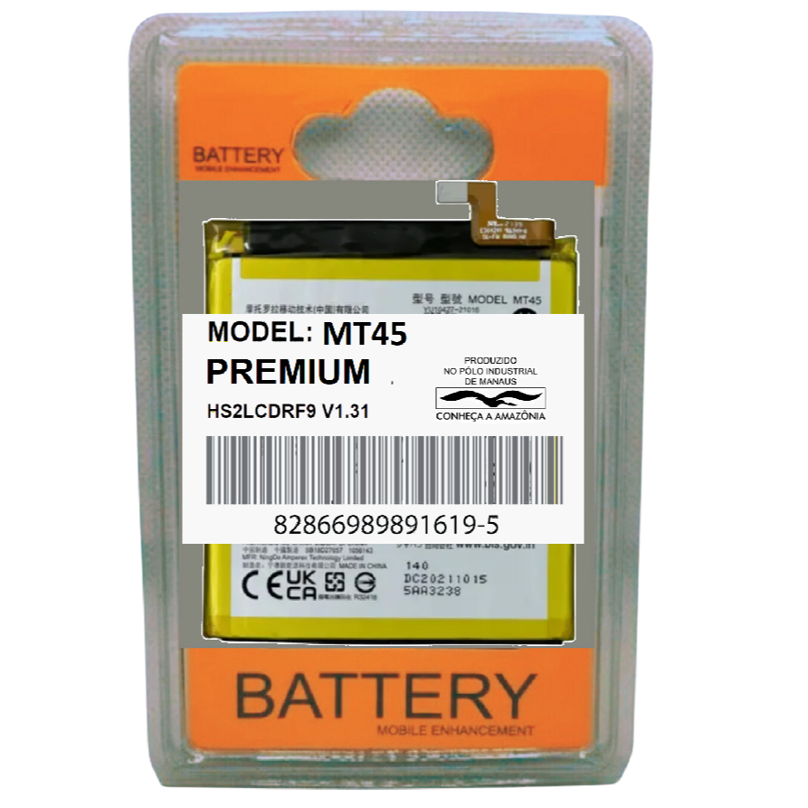 Battria MT45 Compatível Moto Edge 20 Pro XT2153 + Alta Capacidade + Para Maior Duração!