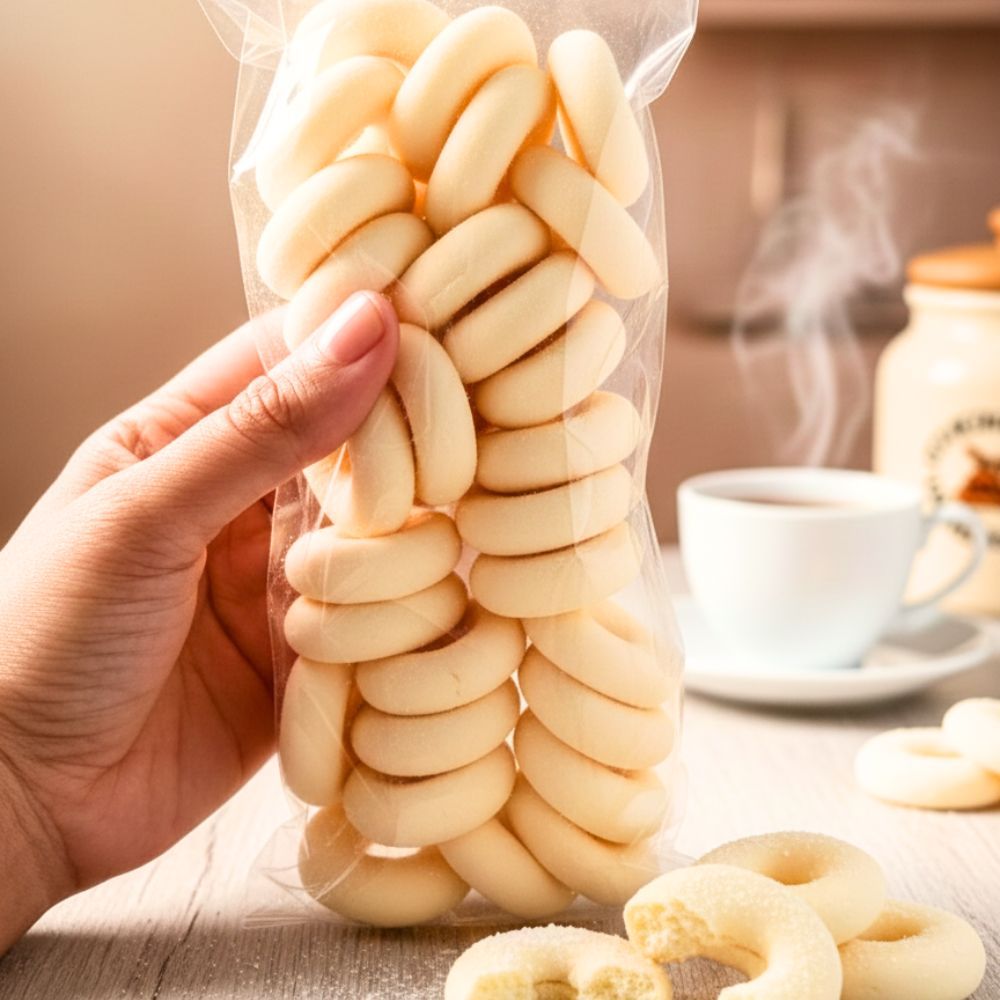 1 Pacote de Biscoitos de Leite Condensado 125 gramas Delicia Saboroso em Oferta na Shopee