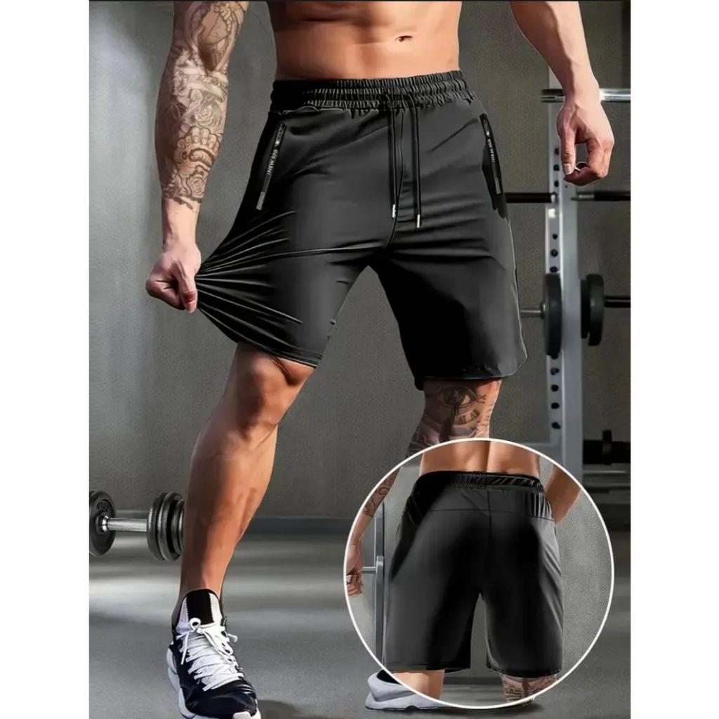 Shorts Masculino Com Ziper - Bermuda Tactel com 10% De elastano dry fit , secagem rapida . importada