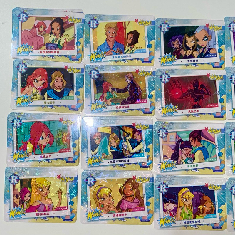25 Cards colecionáveis Winx Club R - Não repetidos