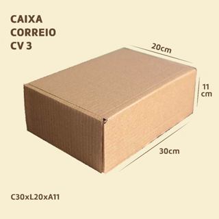 10 Caixas de Papelão 30x20x11 cm E-commerce Medidas Correios Envios Sedex Pac em Oferta na Shopee