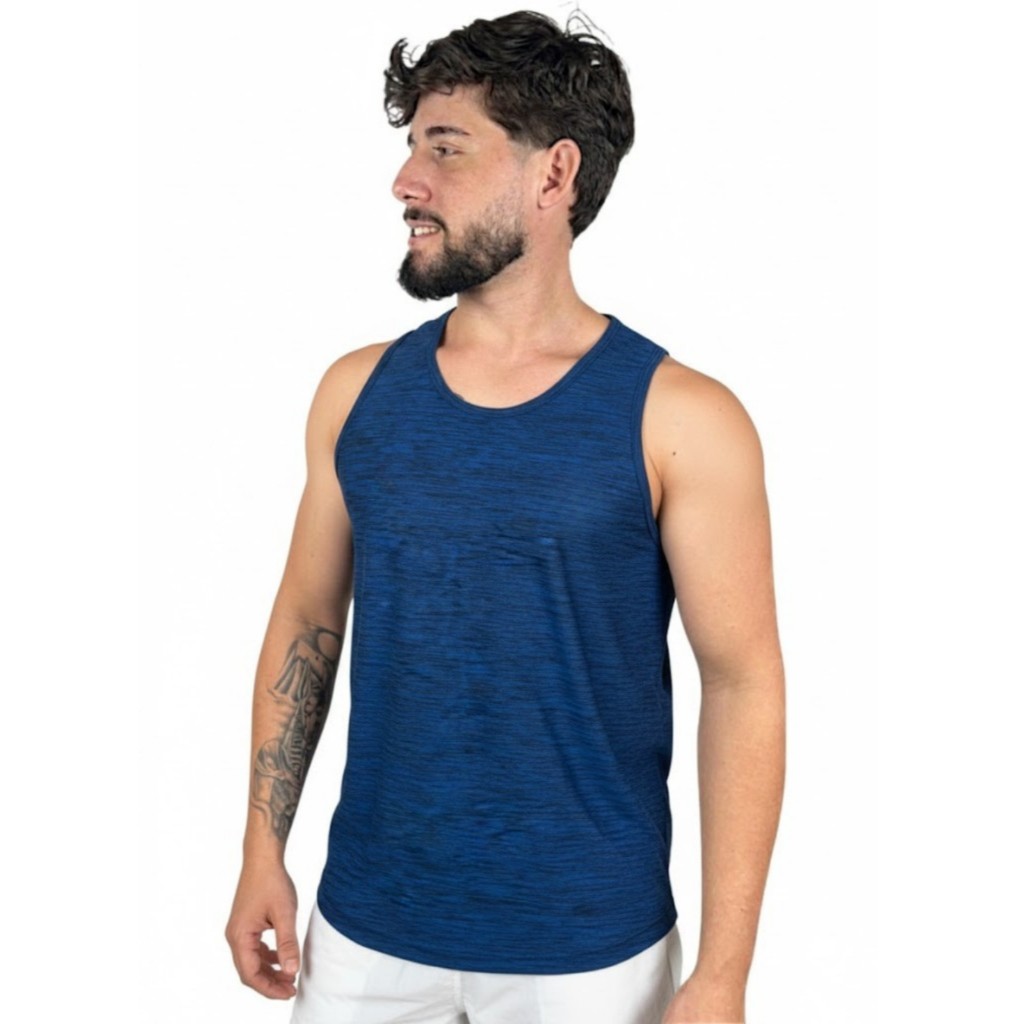 Regata Masculina Dry fit Academia em Oferta na Shopee