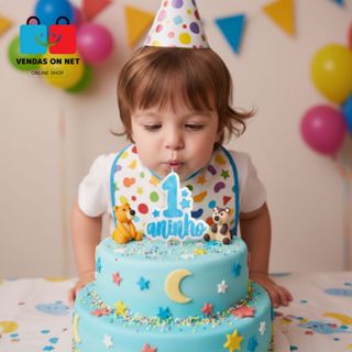 Vela de Aniversário 1 Aninho Azul Glitter Decoração Bolo Festa Infantil Decorativa em Oferta na Shopee