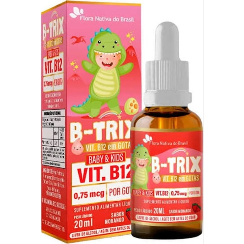 B-Trix Vitamina b12 infantil em gotas. em Oferta na Shopee