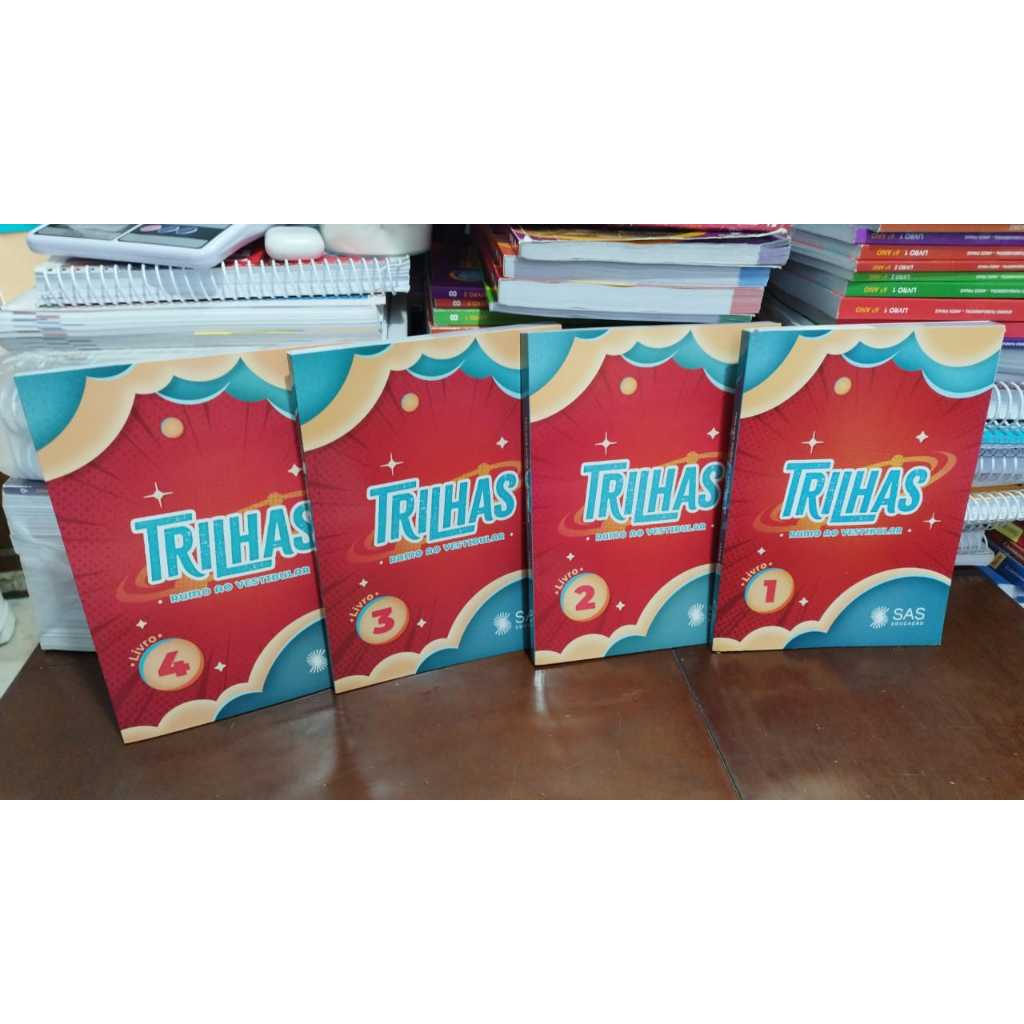 Trilhas Rumo ao Vestibular - SAS - Pre Universitario 4 Volumes