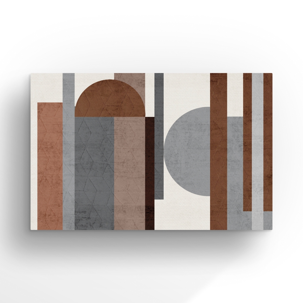 Quadro Decorativo Abstrato Minimalista 90x60cm