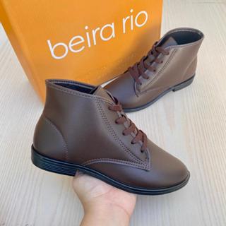 Bota Feminina Beira Rio Coturno Casual Confortável Moda Inverno Lisa Acolchoada em Oferta na Shopee