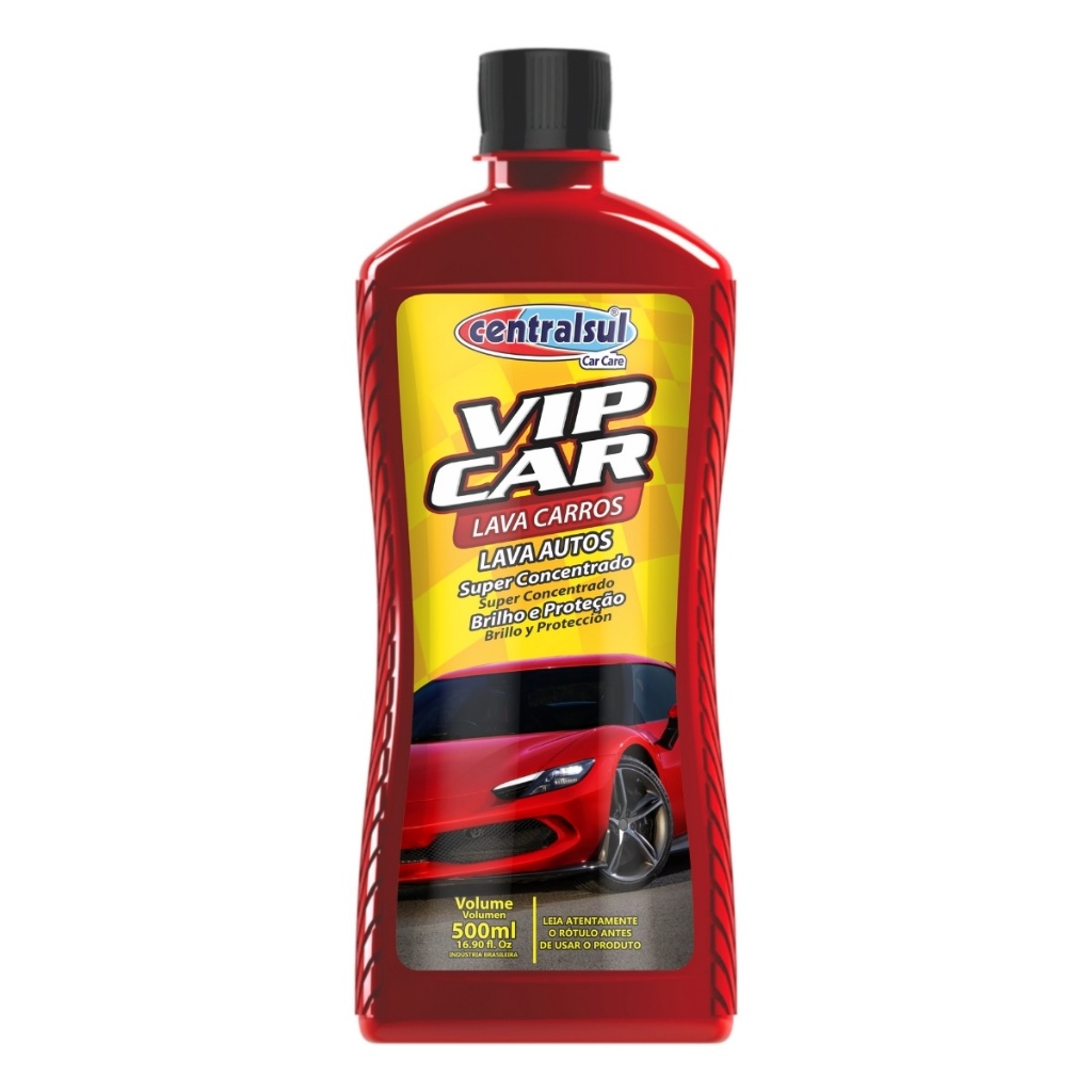 SHAMPOO VIP CAR LAVA CARROS CENTRALSUL 500ML — imagem 2 de 2