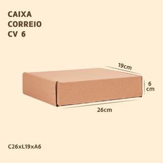 50 Caixa de Papelão 26x19x6 cm – E-commerce, Correios, Sedex e PAC em Oferta na Shopee