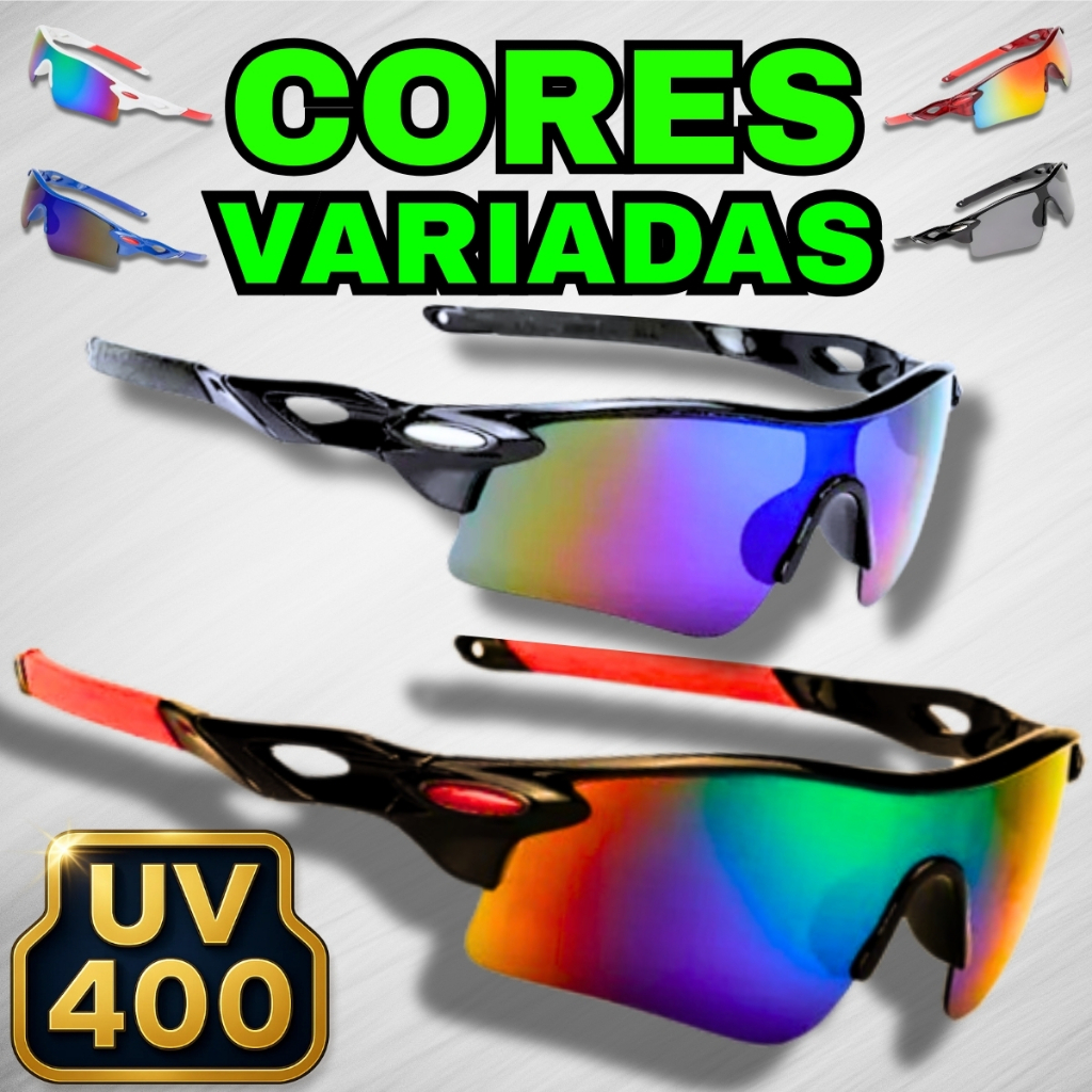 Óculos Esportivo Pace Ciclismo Proteção UV 400 Unissex