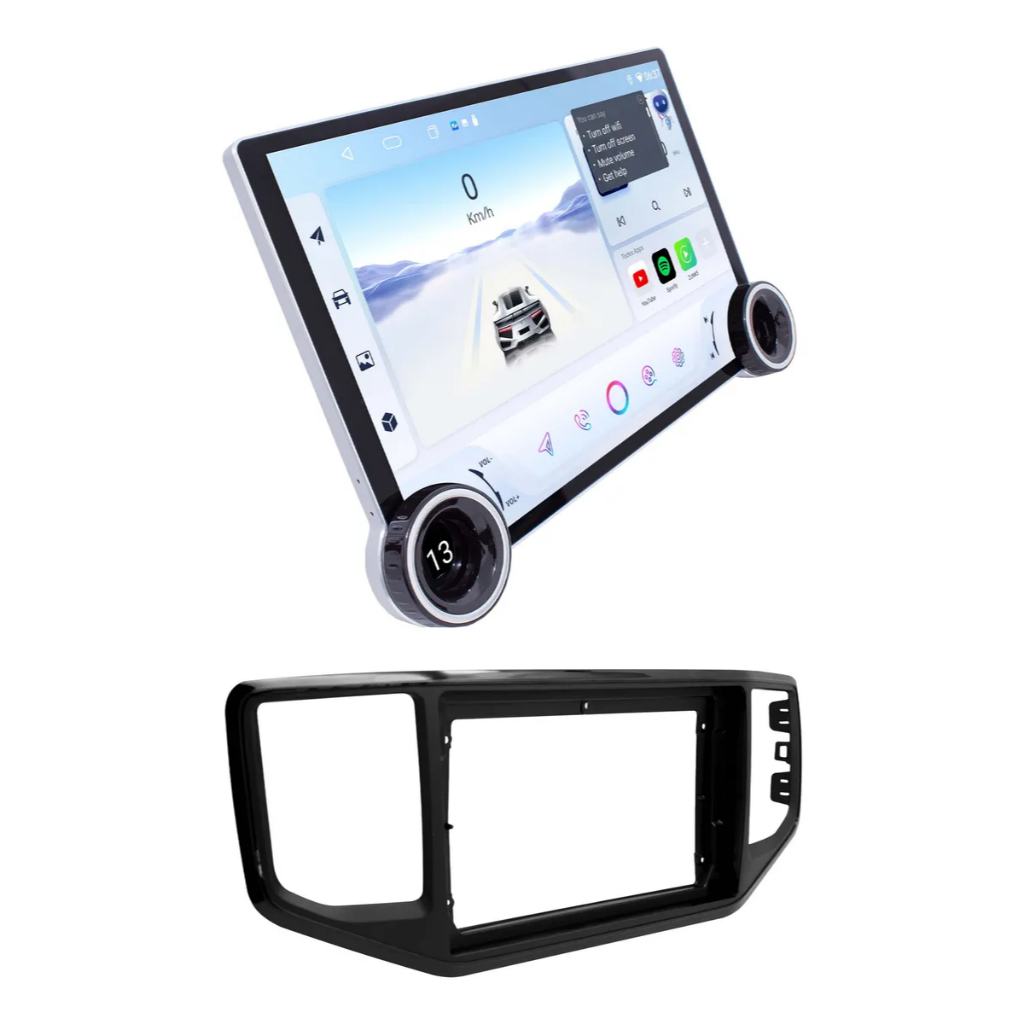 Multimidia 10p Amarok 2017-2024 Android Carplay Octacore Com Botão Knob